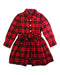 A Red Long Sleeve Dresses from Polo Ralph Lauren in size 2T for girl. (Front View)