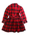 A Red Long Sleeve Dresses from Polo Ralph Lauren in size 2T for girl. (Back View)