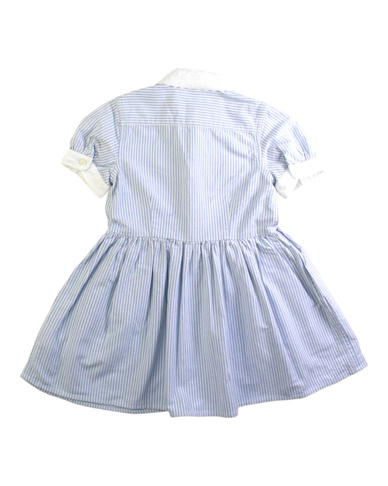 A Blue Short Sleeve Dresses from Polo Ralph Lauren in size 2T for girl. (Back View)