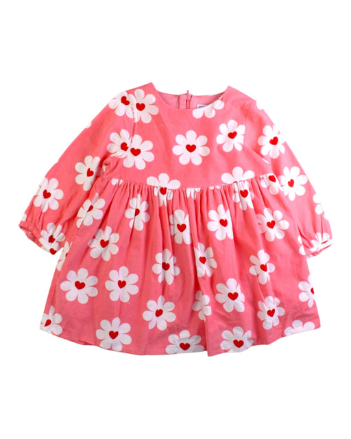A Pink Long Sleeve Dresses from Jacadi in size 12-18M for girl. (Front View)