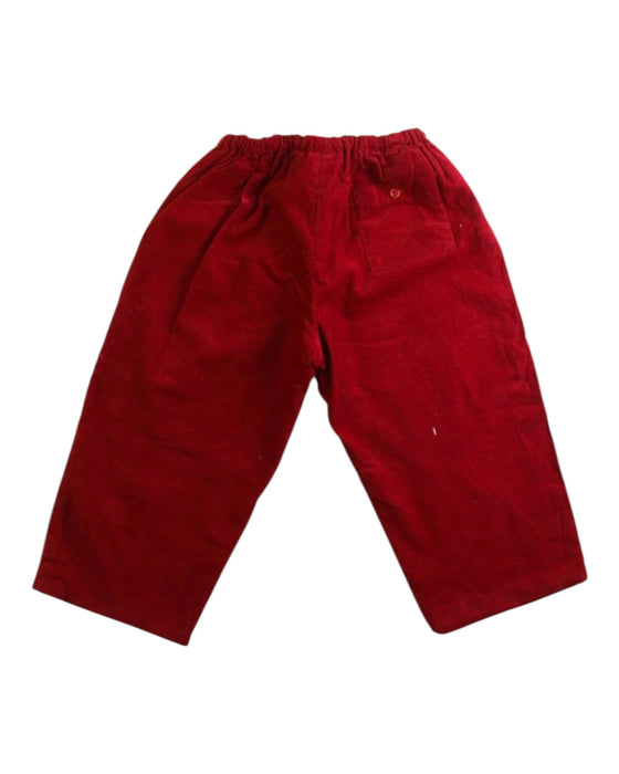 A Red Casual Pants from Bonpoint in size 2T for girl. (Back View)