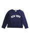 A Navy Crewneck Sweatshirts from Crewcuts in size 3T for girl. (Front View)