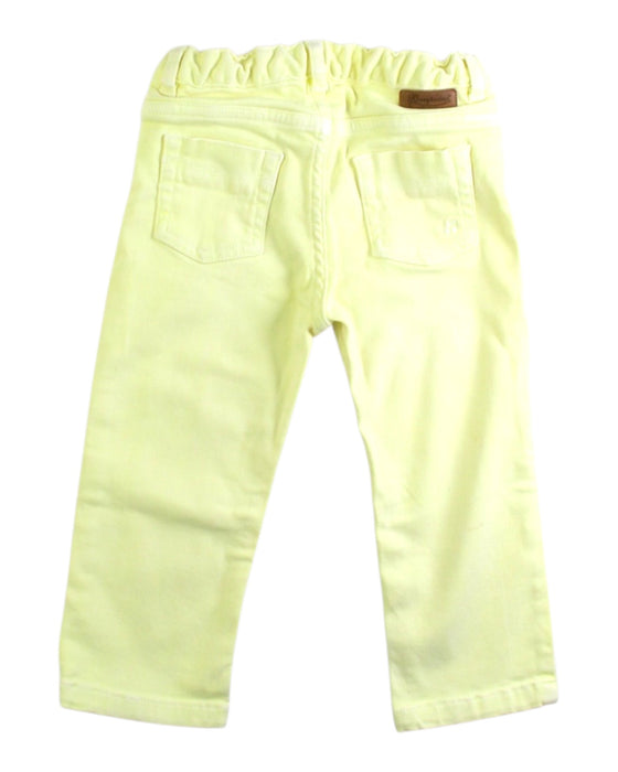 A Yellow Casual Pants from Bonpoint in size 2T for girl. (Back View)