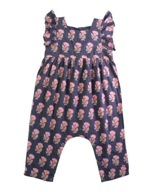 A Navy Sleeveless Rompers from Pink Chicken in size 18-24M for girl. (Front View)