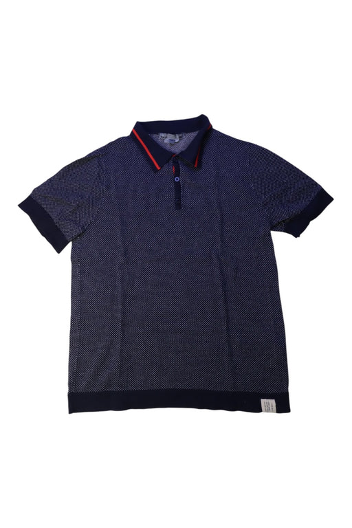A Navy Short Sleeve Polos from Bonpoint in size 12Y for boy. (Front View)