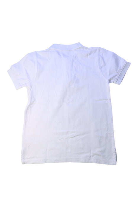 A White Short Sleeve Polos from Crewcuts in size 8Y for boy. (Back View)