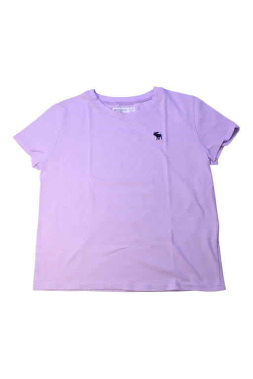 A Purple Short Sleeve T Shirts from Abercrombie & Fitch in size 11Y for girl. (Front View)