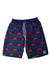A Navy Swim Shorts from Sandy Feet Australia in size 8Y for boy. (Front View)