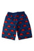 A Navy Swim Shorts from Sandy Feet Australia in size 8Y for boy. (Back View)