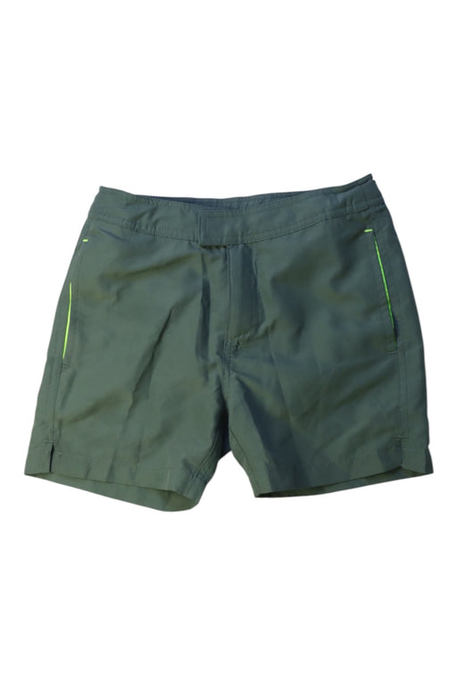 A Green Shorts from Sunuva in size 7Y for boy. (Front View)