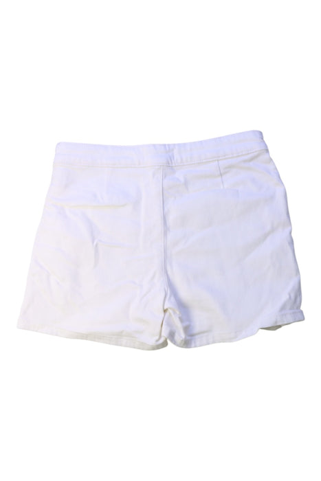 A White Shorts from DL1961 in size 12Y for girl. (Back View)