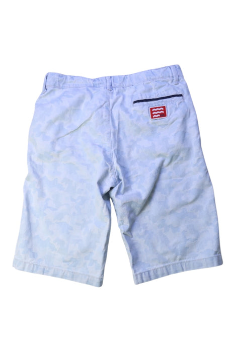 A Blue Shorts from IKKS in size 12Y for boy. (Back View)