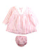 A Pink Shorts Sets from La Coqueta in size 2T for girl. (Front View)