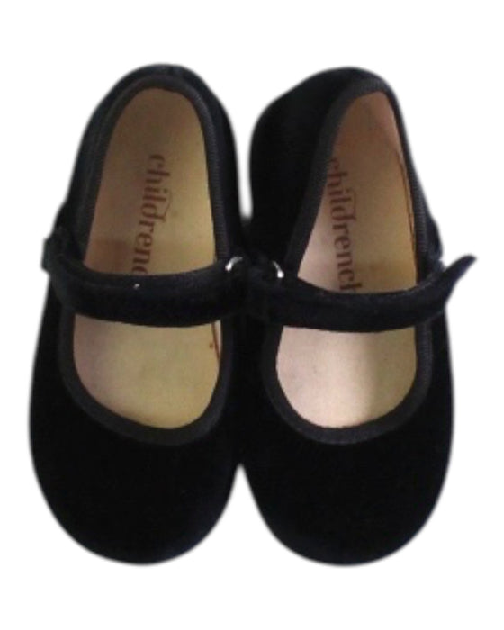 A Black Flats from Childrenchic in size 18-24M for girl. (Back View)