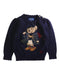 A Navy Knit Sweaters from Polo Ralph Lauren in size 2T for girl. (Front View)