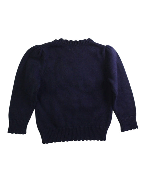 A Navy Knit Sweaters from Polo Ralph Lauren in size 2T for girl. (Back View)