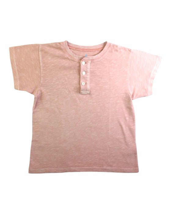 A Pink Short Sleeve T Shirts from Crewcuts in size 4T for boy. (Front View)