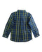 A Blue Long Sleeve Shirts from Jacadi in size 4T for boy. (Back View)