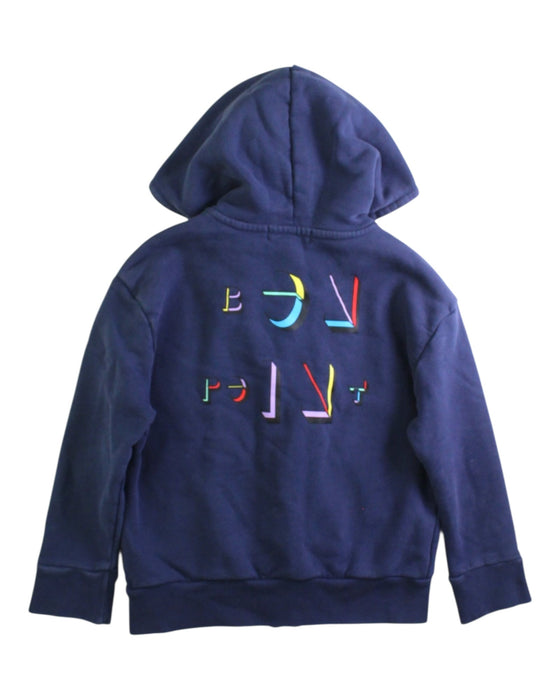 A Navy Hooded Sweatshirts from Bonpoint in size 4T for boy. (Back View)