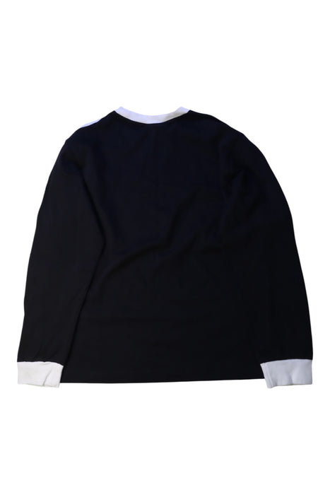 A Black Long Sleeve T Shirts from Adidas in size 12Y for girl. (Back View)