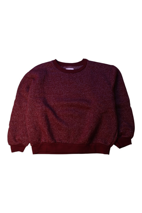 A Burgundy Crewneck Sweatshirts from American Vintage in size 11Y for girl. (Front View)