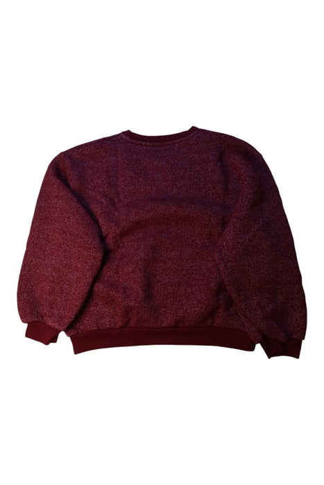 A Burgundy Crewneck Sweatshirts from American Vintage in size 11Y for girl. (Back View)