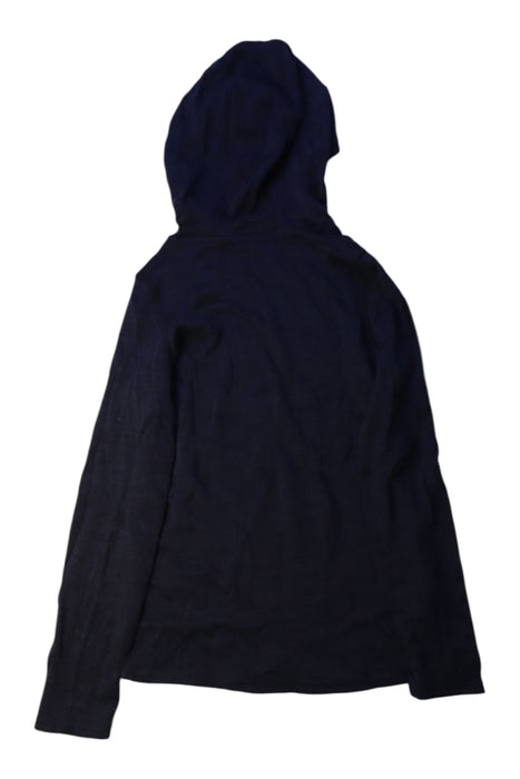 A Navy Hooded Sweatshirts from Smartwool in size 10Y for boy. (Back View)