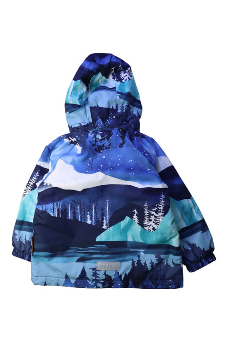 A Blue Puffer/Quilted Jackets from Reima in size 2T for neutral. (Back View)
