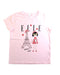 A Pink Short Sleeve T Shirts from ELLE in size 7Y for girl. (Front View)