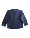 A Blue Long Sleeve Shirts from Mori in size 3T for boy. (Back View)