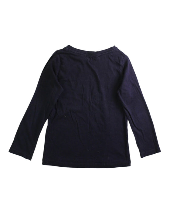 A Navy Long Sleeve Tops from Bonpoint in size 4T for girl. (Back View)