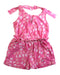 A Pink Sleeveless Rompers from DKNY in size 4T for girl. (Back View)