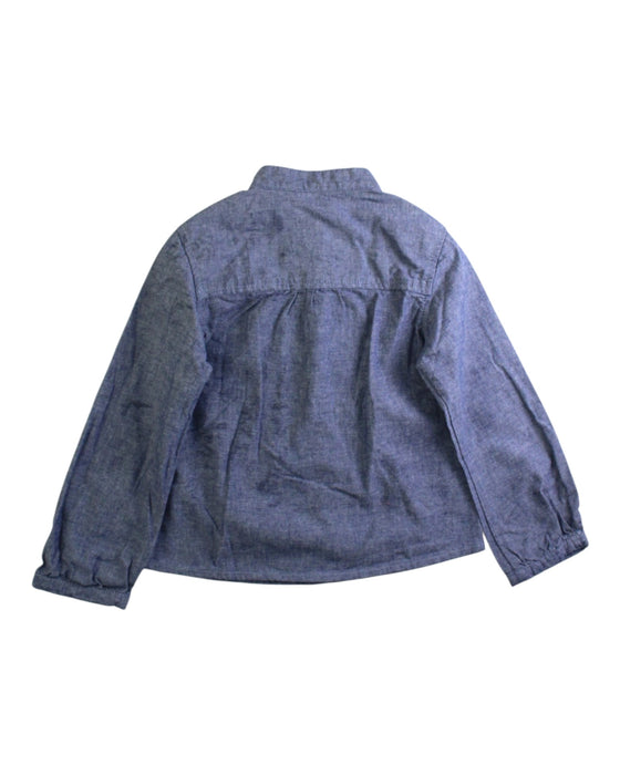 A Blue Long Sleeve Shirts from Nautica in size 2T for girl. (Back View)