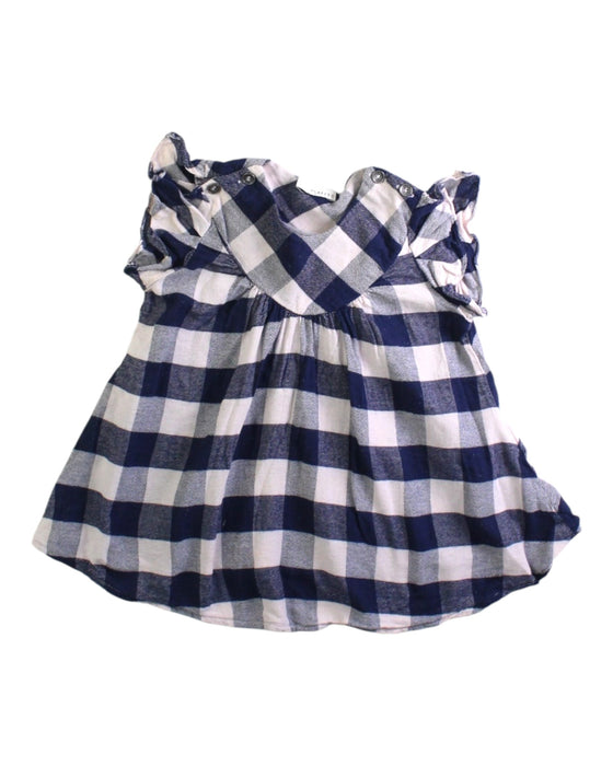 A Navy Sleeveless Dresses from Mapero in size 6-12M for girl. (Front View)