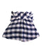 A Navy Sleeveless Dresses from Mapero in size 6-12M for girl. (Back View)
