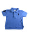 A Blue Short Sleeve Polos from Ralph Lauren in size 6-12M for boy. (Front View)