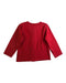A Red Long Sleeve Tops from Kaiko in size 18-24M for girl. (Back View)