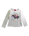 A White Long Sleeve Tops from La Compagnie des Petits in size 4T for girl. (Front View)