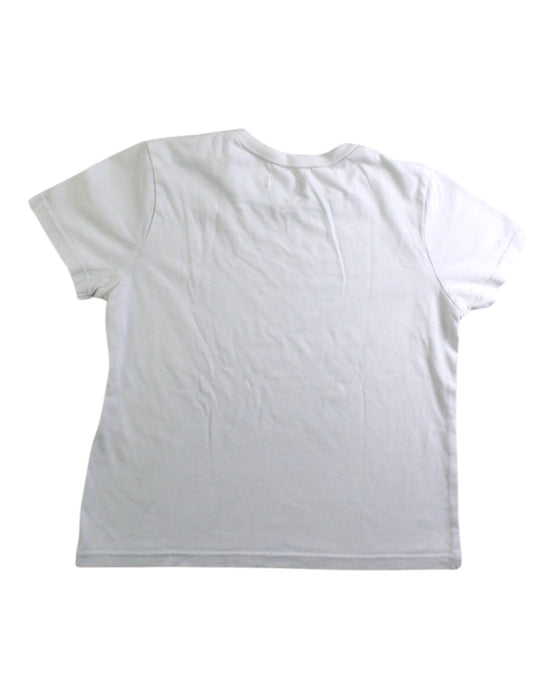 A White Short Sleeve T Shirts from IKKS in size 2T for boy. (Back View)