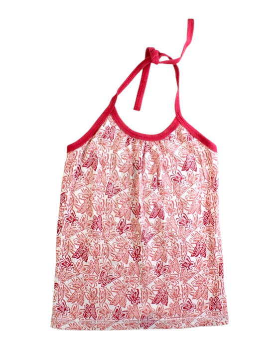 A Pink Sleeveless Tops from Tea in size 3T for girl. (Front View)