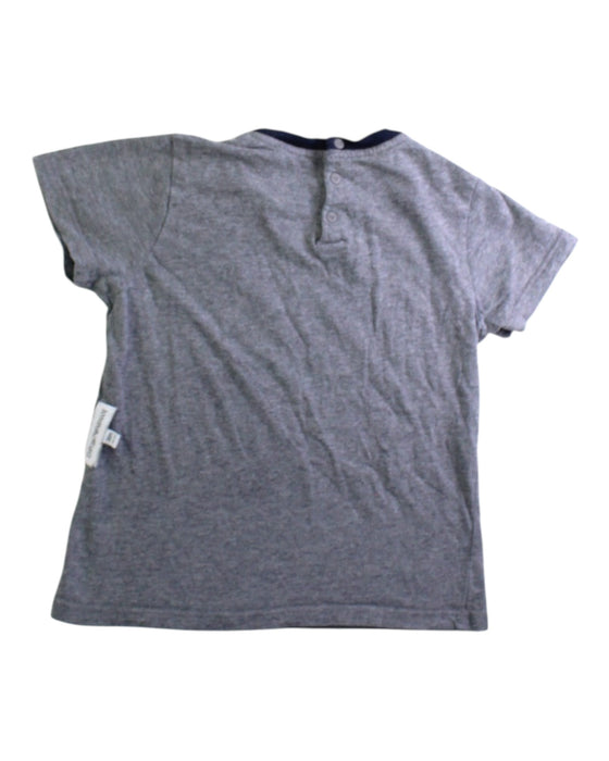 A Grey Short Sleeve T Shirts from Emporio Armani in size 3T for boy. (Back View)