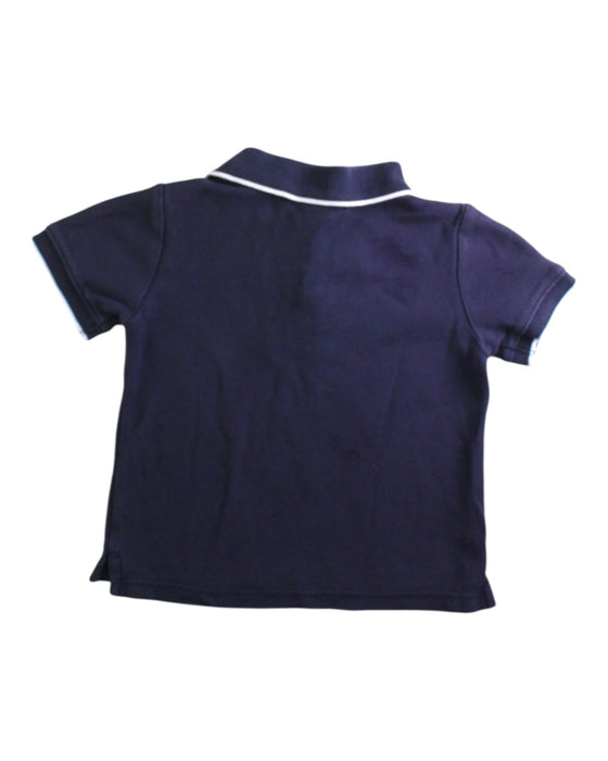 A Navy Short Sleeve Polos from Janie & Jack in size 12-18M for boy. (Back View)