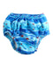 A Blue Swim Diapers from i play in size 2T for boy. (Front View)