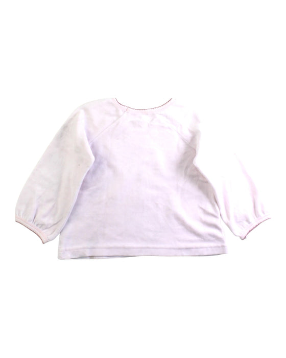A White Long Sleeve Tops from Petit Bateau in size 3T for girl. (Back View)