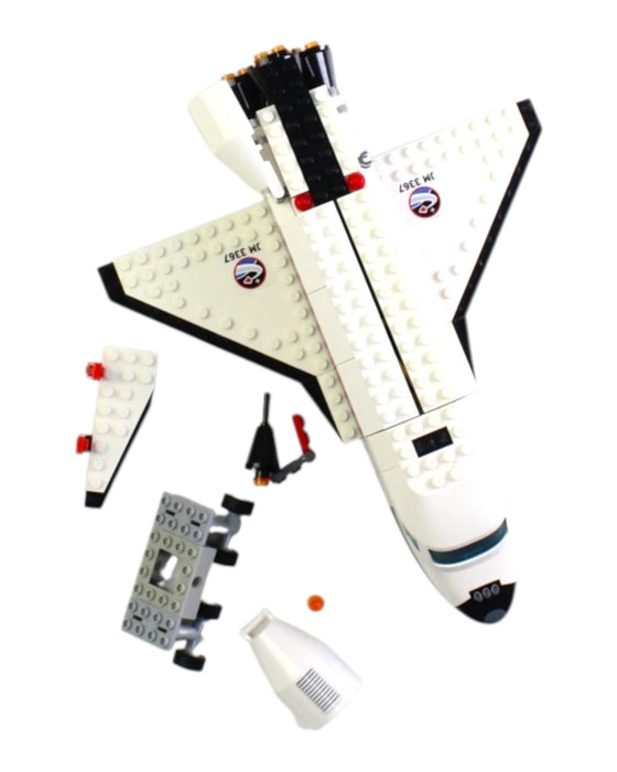 A White Lego & Building Blocks from LEGO in size 5T for boy. (Back View)