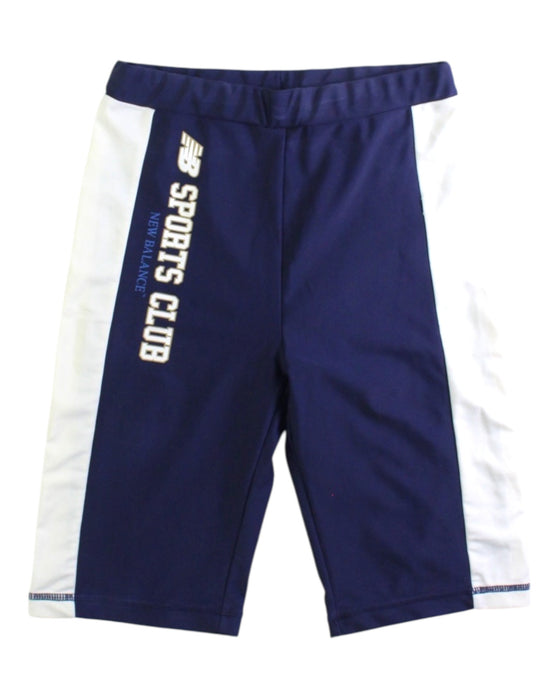 A Navy Active Shorts from New Balance in size 7Y for boy. (Front View)