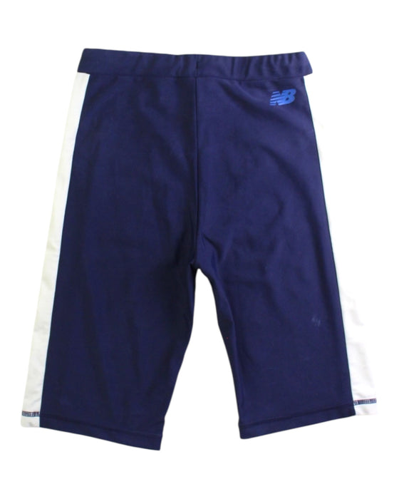 A Navy Active Shorts from New Balance in size 7Y for boy. (Back View)