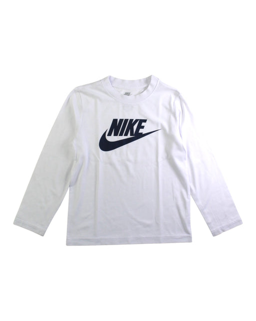 A White Long Sleeve T Shirts from Nike in size 7Y for neutral. (Front View)