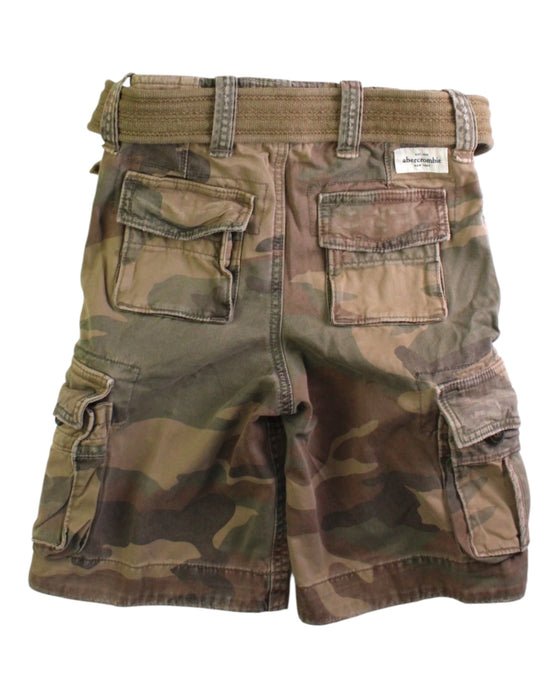 A Brown Shorts from Abercrombie & Fitch in size 8Y for boy. (Back View)