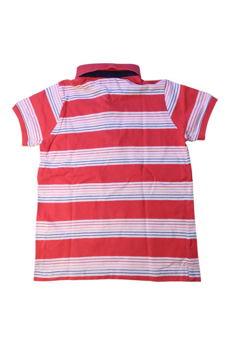 A Red Short Sleeve Polos from Mayoral in size 5T for boy. (Back View)